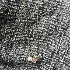 Kate Spade Gold and Pearl Necklace